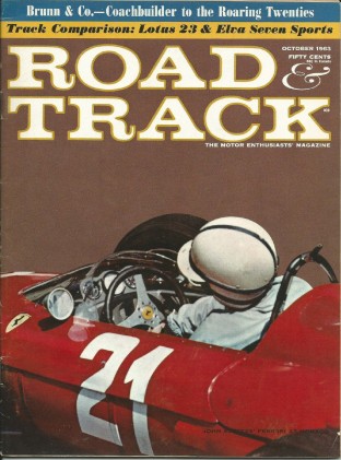 ROAD & TRACK 1963 OCT - KEN MILES, COBRA vs. VETTE